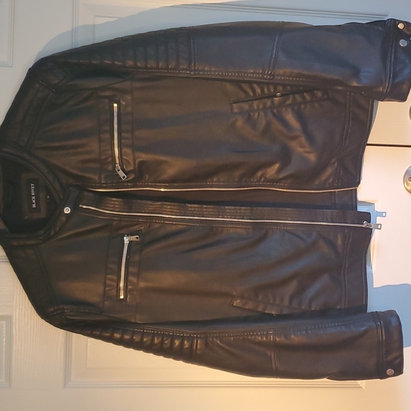 Black Rivet Other - Black faux leather jacket
